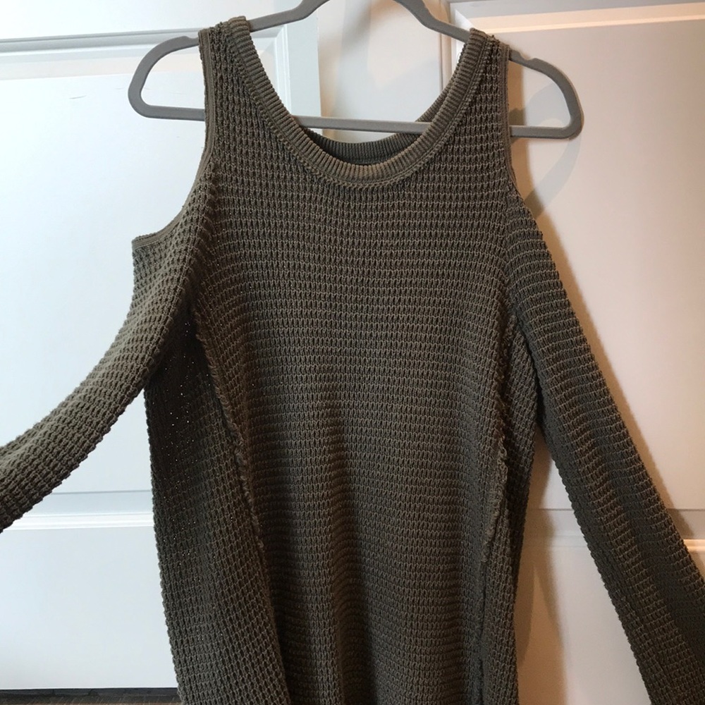 Free People Open Shoulder Sweater